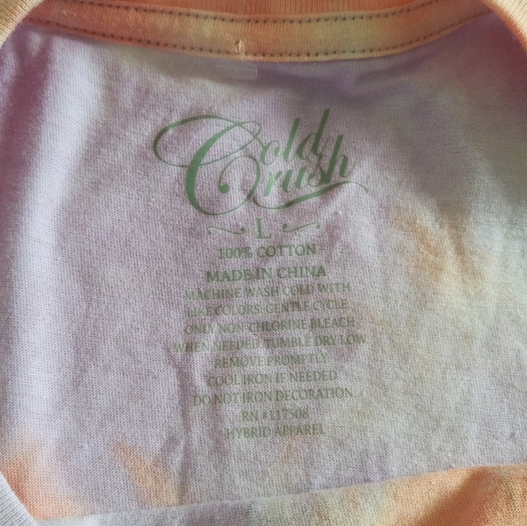 Cold Crush "ALOHA🌺 MAUI🌴" Tie Dye☮️ Muscle💪 Tee - Picture 4 of 8